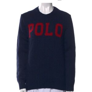 Polo by Ralph Lauren women’s Sweater in Navy with Red Logo
